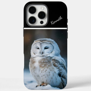 Snowy Owl In Winter's Embrace iPhone 16 Pro Max Case