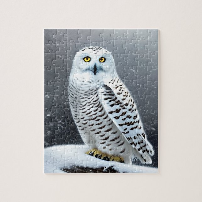 Snowy Owl Jigsaw Puzzle (Vertical)