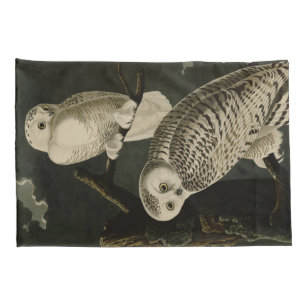 Snowy Owl, John James Audubon's Birds of America Pillowcase