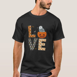 Snowy Owl Lovers Boys Girls Kids Funny Halloween C T-Shirt