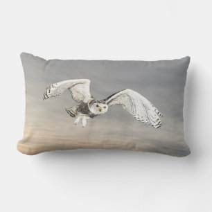Snowy Owl Lumbar Cushion