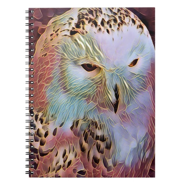 SNOWY OWL   NOTEBOOK (Front)