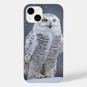 Snowy Owl On Snow Case-Mate iPhone 14 Case