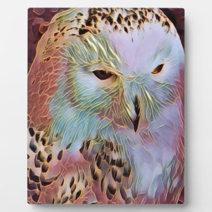SNOWY OWL PLAQUE