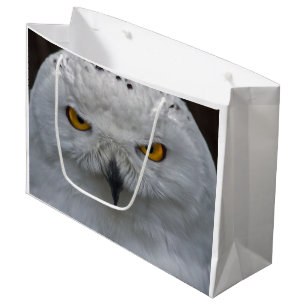 Snowy Owl Portrait Gift Bag