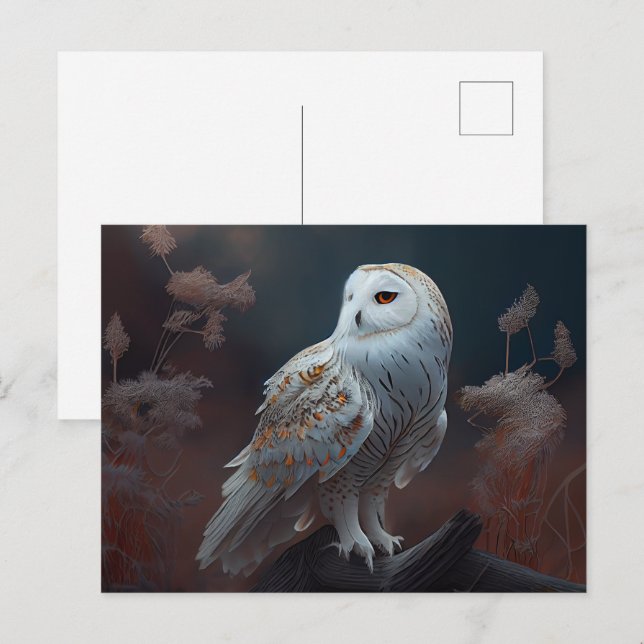 Snowy owl Postcards (Front/Back)