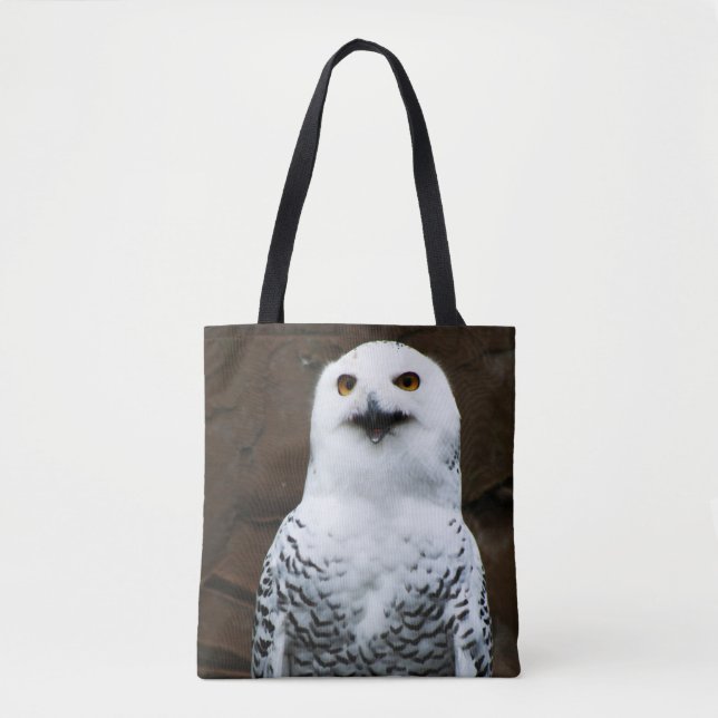 Snowy Owl stcnm Tote Bag (Front)