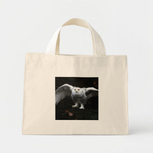 Snowy Owl With Open Wings ttcnm Mini Tote Bag