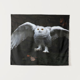 Snowy Owl With Open Wings wtcna Tapestry