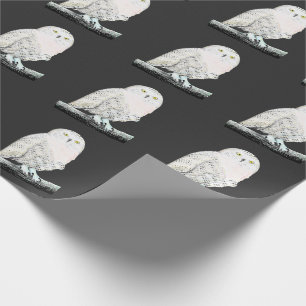 Snowy Owl Wrapping Paper