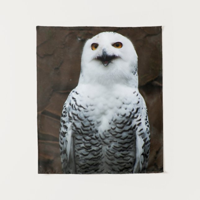 Snowy Owl wtcna Tapestry (Front)