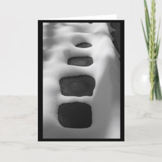 Snowy Pathway (blank) Card