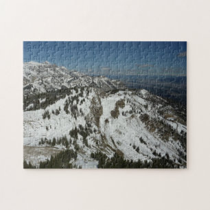 Snowy Peaks of Grand Teton Mountains I Photography Jigsaw Puzzle