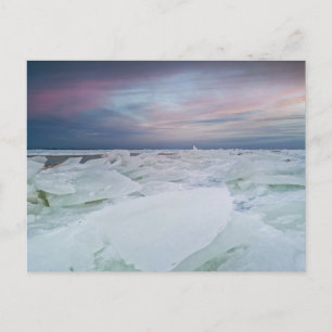 Snowy  Peaks Winter Landscape Scenic Postcard
