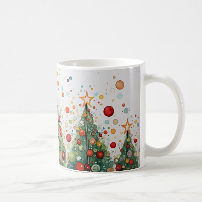  Snowy Pine Tree Winter Scene Coffee Mug (Right)