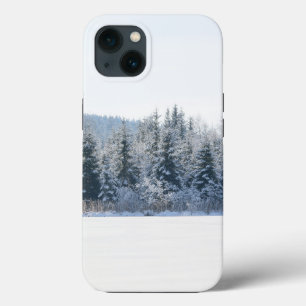 Snowy Pine Trees Dream 1 iPhone 13 Case