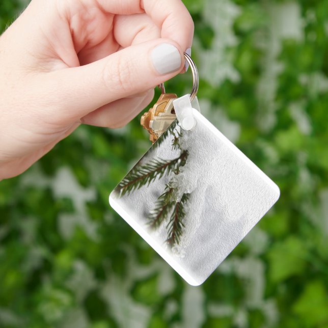 Snowy Pines Key Ring (Hand)