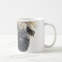 Snowy Pug Mug