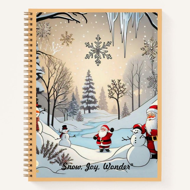 "Snowy River Reflections" Notebook (Front)