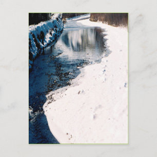 Snowy Salmon Idaho Postcard