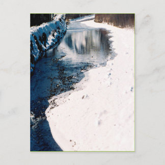 Snowy Salmon Idaho Postcard