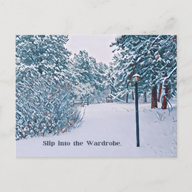 Snowy Scene Postcard (Front)