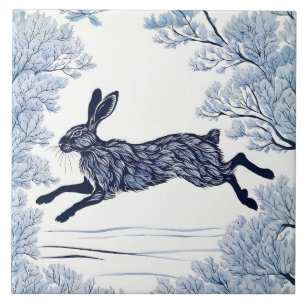 Snowy Serenity Extended Version.  Ceramic Tile