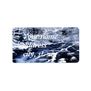 Snowy Stream - Label
