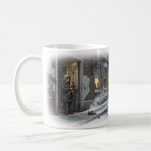 Snowy Street Quiet Resilience Scene Mug