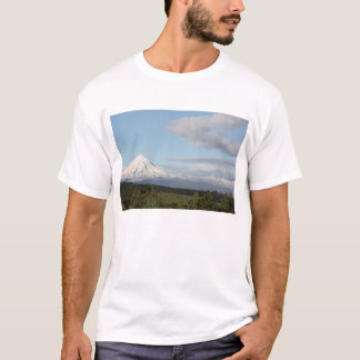 Snowy & Sunny Mt Egmont, Taranaki, New Zealand T-Shirt