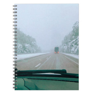 Snowy Swedish Road Trip Notebook