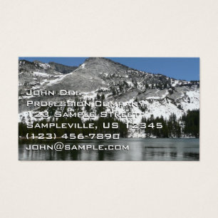 Snowy Tenaya Lake Yosemite National Park Photo