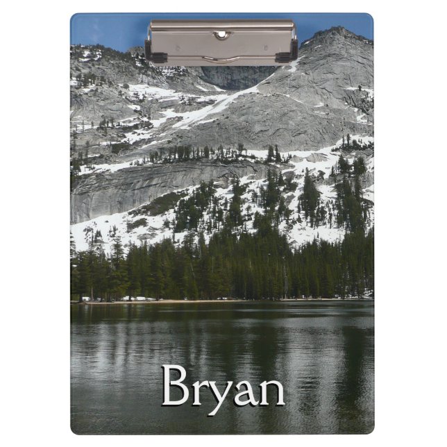 Snowy Tenaya Lake Yosemite National Park Photo Clipboard (Front)
