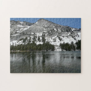 Snowy Tenaya Lake Yosemite National Park Photo Jigsaw Puzzle