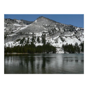 Snowy Tenaya Lake Yosemite National Park Photo Poster