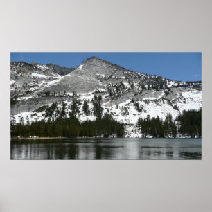 Snowy Tenaya Lake Yosemite National Park Photo Poster