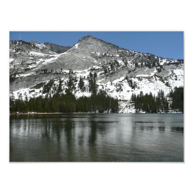 Snowy Tenaya Lake Yosemite National Park Photo Print (Front)