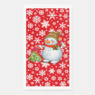 Snowy The Snowman Napkin
