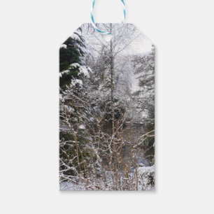 Snowy Trees Gift Tags