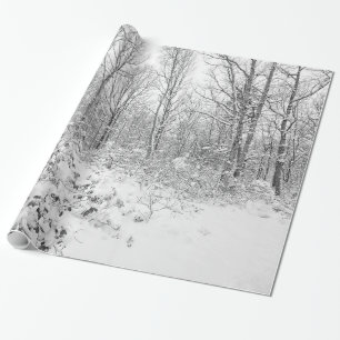 Snowy Trees in the Poconos Wrapping Paper