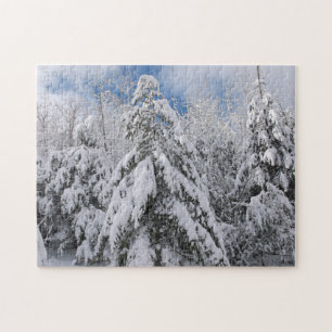 Snowy Trees Jigsaw Puzzle