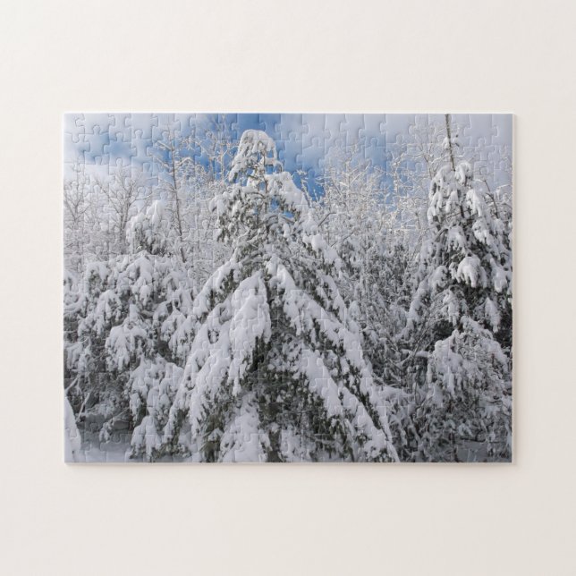 Snowy Trees Jigsaw Puzzle (Horizontal)