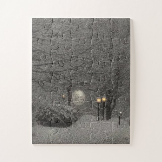 Snowy Vermont Jigsaw Puzzle (Vertical)