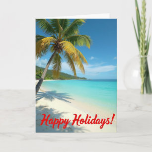 Snowy Village Christmas Card