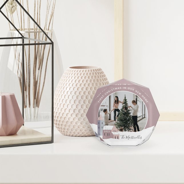 Snowy Village | First Christmas in Our New Home Photo Block (Creator Uploaded)