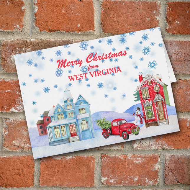 Snowy Village from West Virginia Christmas Card (Creator Uploaded)