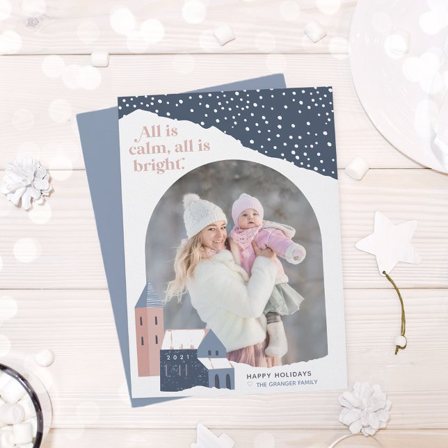 Snowy Village | Photo Holiday Card (Creator Uploaded)