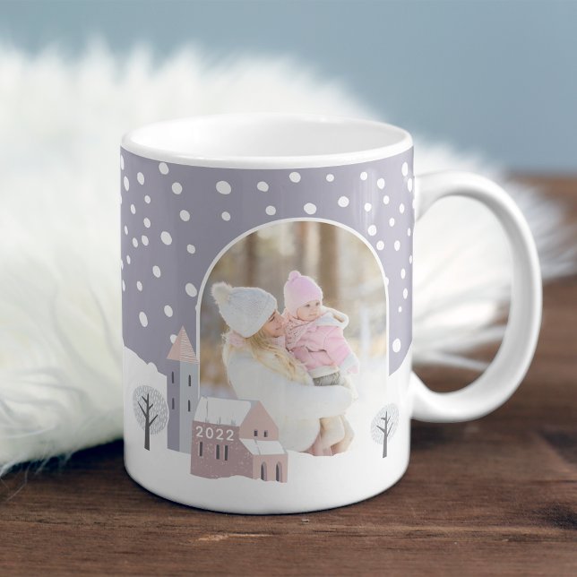 Snowy Village Winter Holiday Photo Coffee Mug (Creator Uploaded)
