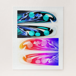 Snowy winter art jigsaw puzzle