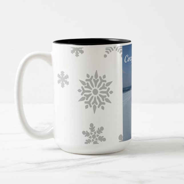 Snowy Winter Coffee Mugs (Left)